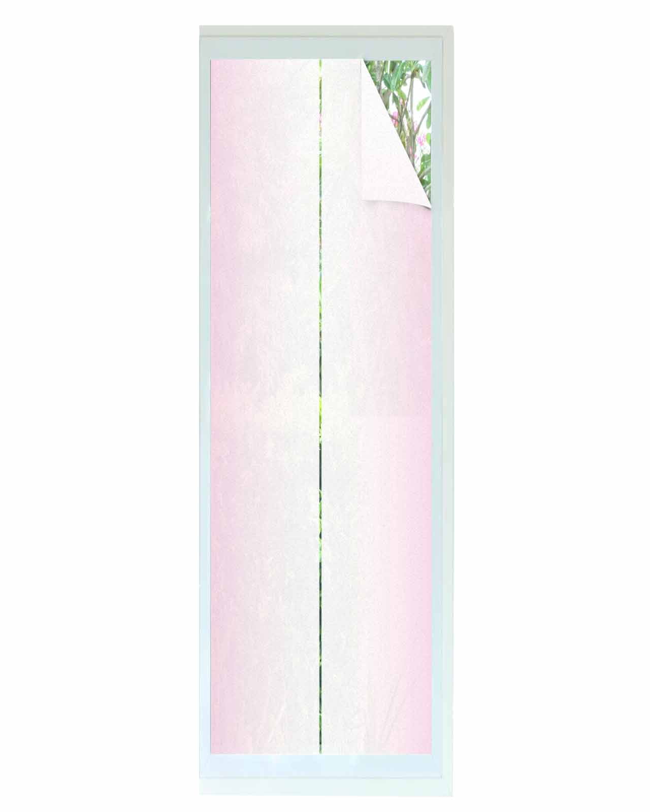 Window Privacy Film, Pink Ombre UV Sun Blocking Window Tint Film Heat ...