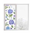 thumbnail image 1 of Window Privacy Film Purple Hydrangeas Stained Glass Window Film Decorative Sun Block Window Cover Spring Botanical Garden Florals Window Clings Static Adhesive Sticker for Bathroom 23.6"x59", 1 of 7