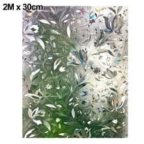 Window Privacy Film Rainbow Window Clings 3D Decorative Window Vinyl Stained Glass Window Decals Static Cling Window Sticker