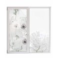 thumbnail image 1 of Window Privacy Film Sage Green Dandelion Stained Glass Window Film Decorative Sun Block Window Cover White Green Floral Window Clings Static Adhesive Sticker for Bathroom 23.6"x59", 1 of 6