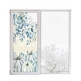 thumbnail image 1 of Window Privacy Film, Sky Blue Fall Sun Blocking Window Tint Film Heat Control One Way Blackout Window Film, Thanksgiving Eucalyptus White Pumpkins Retro Newspaper Non Adhesive Static Cling 23.6x59 In, 1 of 7