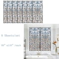 thumbnail image 1 of Window Privacy Film, Stained Glass Decorative Static Cling, Removable Laser Sun Blocking Vinyl Covering,Frosting Window Film for Home Kitchen Living Room,17.7"x39.4", 1 of 6