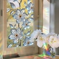 thumbnail image 1 of Window Privacy Film, Stained Glass Decorative Static Cling, Removable Laser Sun Blocking Vinyl Covering,Frosting Window Film for Home Kitchen Living Room,17.7"x39.4", 1 of 5