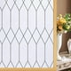 thumbnail image 1 of Window Privacy Film Stained Glass Frosted Glass Window Clings Moroccan Lattice Decorative Bathroom Door Coverings UV Sun Blocking Heat Control Removable Home Window Tint(17.5X78.7in,White), 1 of 9