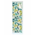 thumbnail image 1 of Window Privacy Film Teal Green Leaves Stained Glass Window Film Decorative Sun Block Window Cover Summer Botanical Pastoral Rustic Window Clings Static Adhesive Sticker for Bathroom 17.7"x78.7", 1 of 6