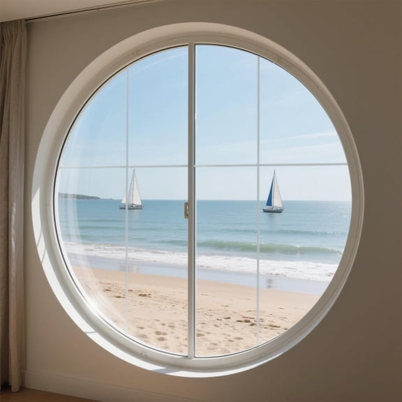 Window Protection Film - Self Adhesive Clear Protective Glass Film 10.63 inch x 100 feet for Smooth Surfaces Such as Glass, Windows, etc.