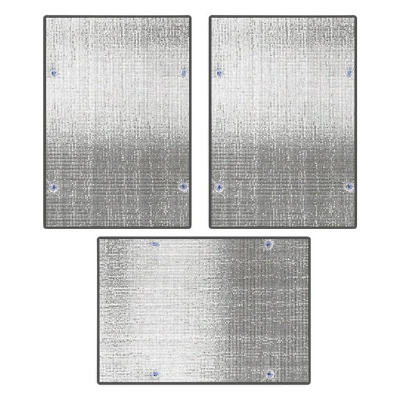 Window Reflective Film for Sun Blocking,11.81"x39.37" Window Reflective Insulation Film for Heat Blocking,Window Insulation for Summer Heat,Anti UV Sun Roof Insulation,Protect Privacy for Home(3PCS)