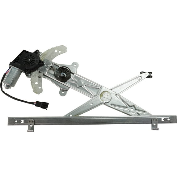 Window Regulator Compatible For 1995-1997, 1999-2003 Ford Windstar 2004-2005 Mercury Monterey Front, Left Driver Mini Passenger Van Cargo Power With Motor