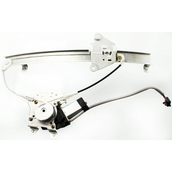Window Regulator Compatible For 1989-1994 Nissan Maxima Rear, Left Driver Power With Motor