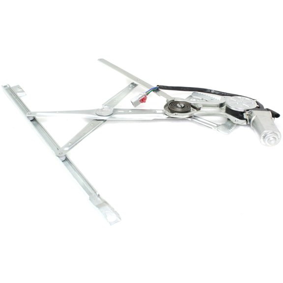 Window Regulator Compatible For 1990-1993 Honda Accord Front, Left Driver Sedan Wagon Power With Motor