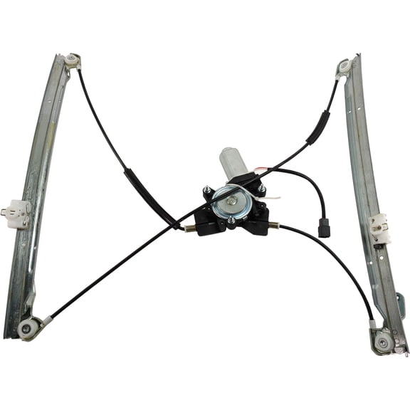 Window Regulator Compatible For 1996-2000 Dodge Grand Caravan Chrysler Town and Country Front, Right Passenger Power With Motor