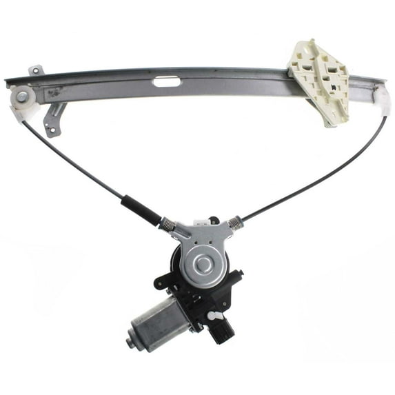 Window Regulator Compatible For 1996-2000 Honda Civic Front, Left Driver Sedan Power With Motor