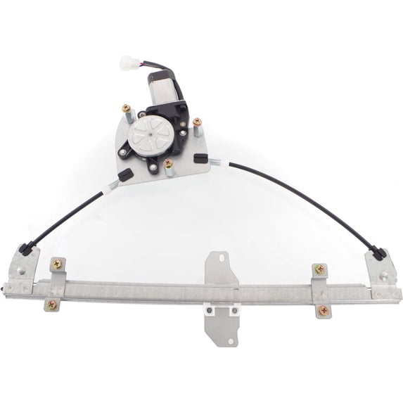 Window Regulator Compatible For 1999-2002 Daewoo Lanos Front, Right Passenger Sedan Power With Motor