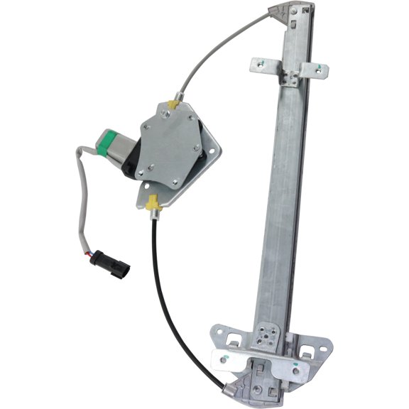 Window Regulator Compatible For 2000-2001 Dodge Dakota 1998-2001 Durango Rear, Left Driver Power With Motor