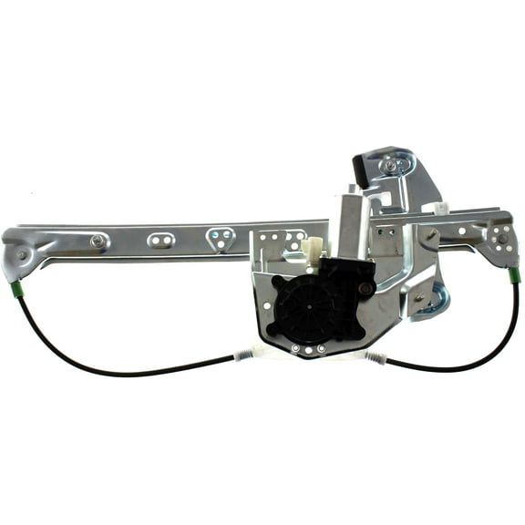 Window Regulator Compatible For 2000-2005 Cadillac DeVille Rear, Right Passenger Sedan Power With Motor