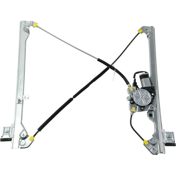 Window Regulator Compatible For 2000-2006 Chevrolet Tahoe 2001-2006 GMC Sierra 2500 HD Front, Right Passenger Power With Motor