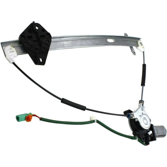Window Regulator Compatible For 2002-2006 Honda CR-V Front, Right Passenger Power With Motor