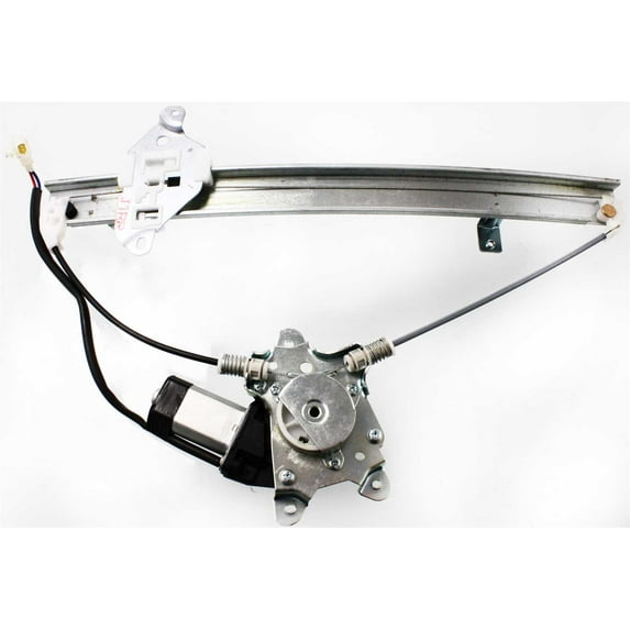 Window Regulator Compatible For 2002-2007 Mitsubishi Lancer Rear, Right Passenger Power With Motor