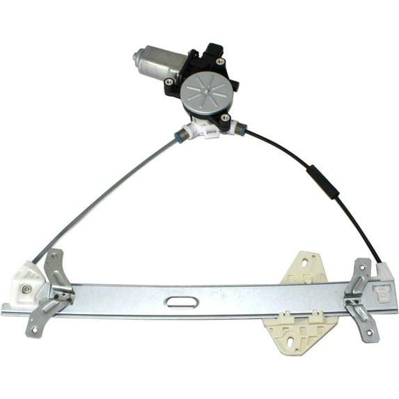 Window Regulator Compatible For 2003-2007 Honda Accord Front, Left Driver Coupe Power With Motor