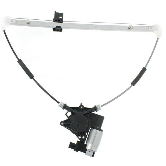 Window Regulator Compatible For 2006-2010, 2012-2017 Mazda 5 Rear, Left Driver Power With Motor