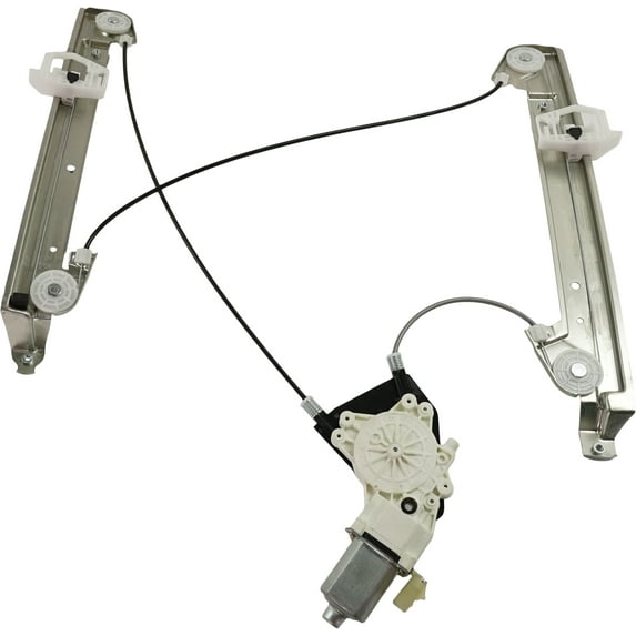 Window Regulator Compatible For 2007-2012 Dodge Caliber Front, Right Passenger Power With Motor