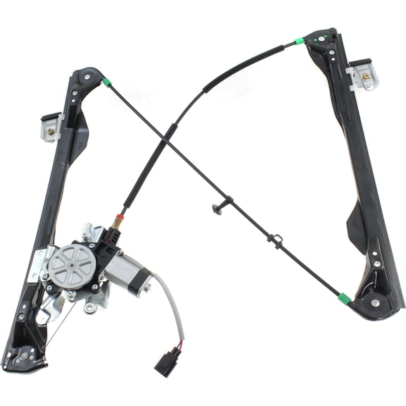 Window Regulator Compatible For 2008-2010 Ford Focus Front, Right Passenger Coupe Power With Motor