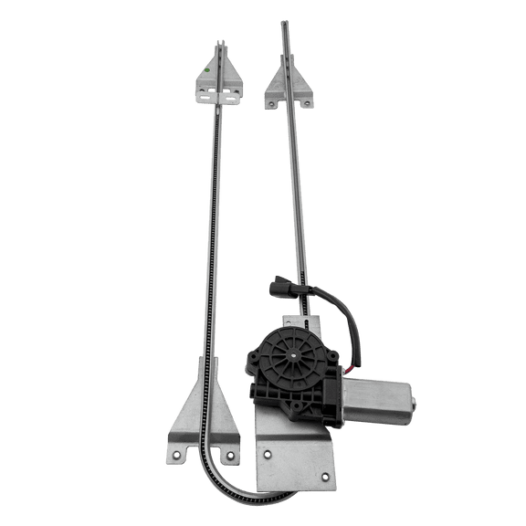 Window Regulator Compatible with 1990-1996 Peterbilt 357, 1990-1996 Peterbilt 378, 2003-2005 Peterbilt 379 Front, Driver Side Power