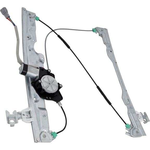 Window Regulator Compatible with 2004-2009 Nissan Quest Front, Right Passenger Power With Motor