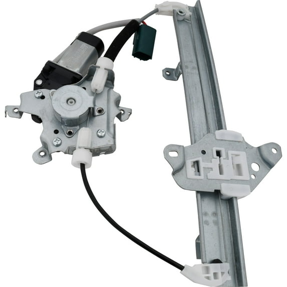 Window Regulator Compatible with 2007-2012 Nissan Altima 2009-2014 Maxima Rear, Left Driver Sedan Power With Motor
