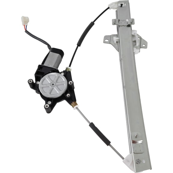 Window Regulator Compatible with 2013-2015 Chevrolet Spark Front, Left Driver Power With Motor