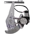 thumbnail image 1 of Window Regulator For 1996-2000 Honda Civic Rear, Right Passenger Sedan Power With Motor, 1 of 6