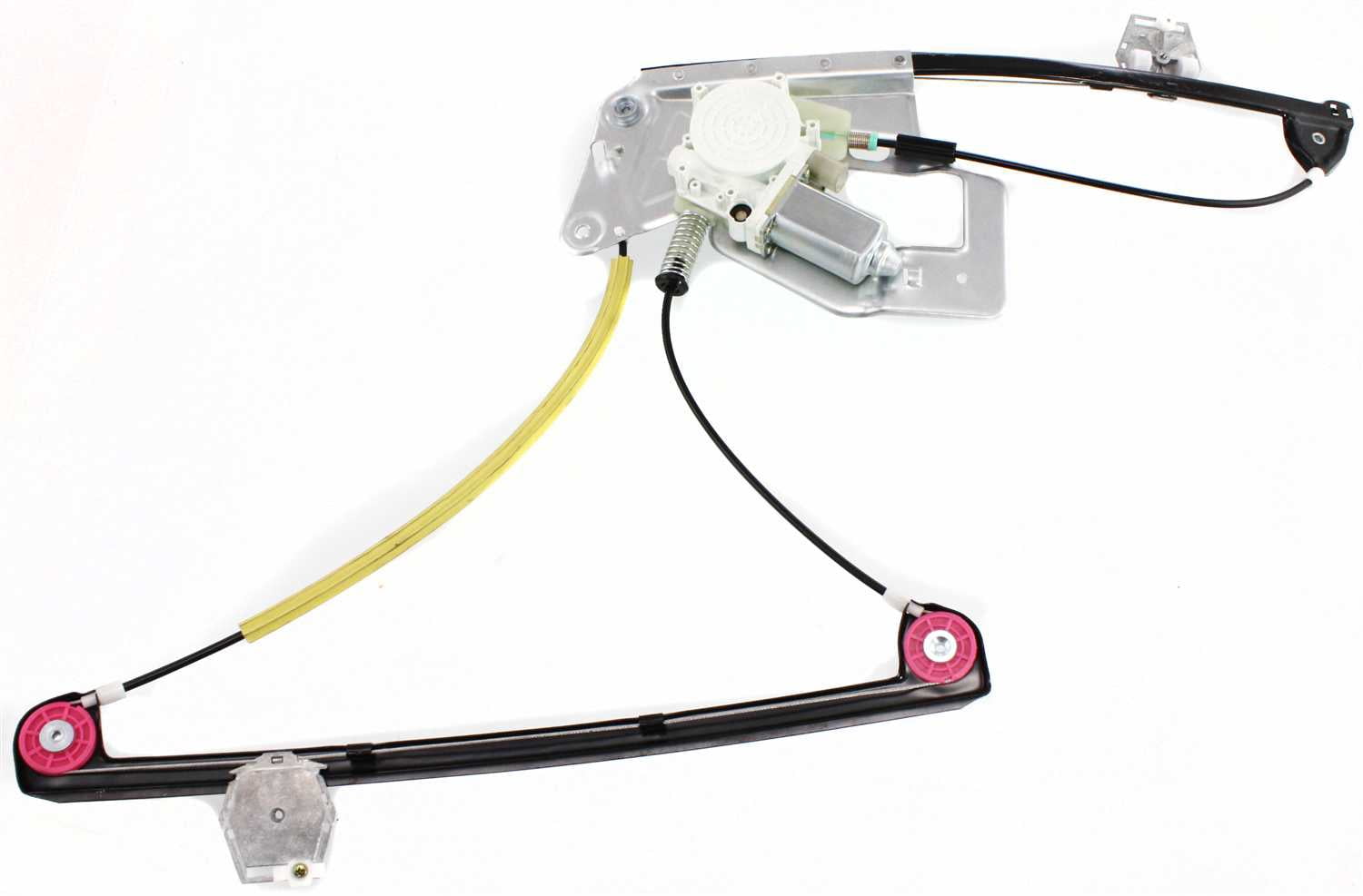 Window Regulator For 1997-2000 BMW 528i 2001-2003 530i Front, Right Passenger Power With Motor