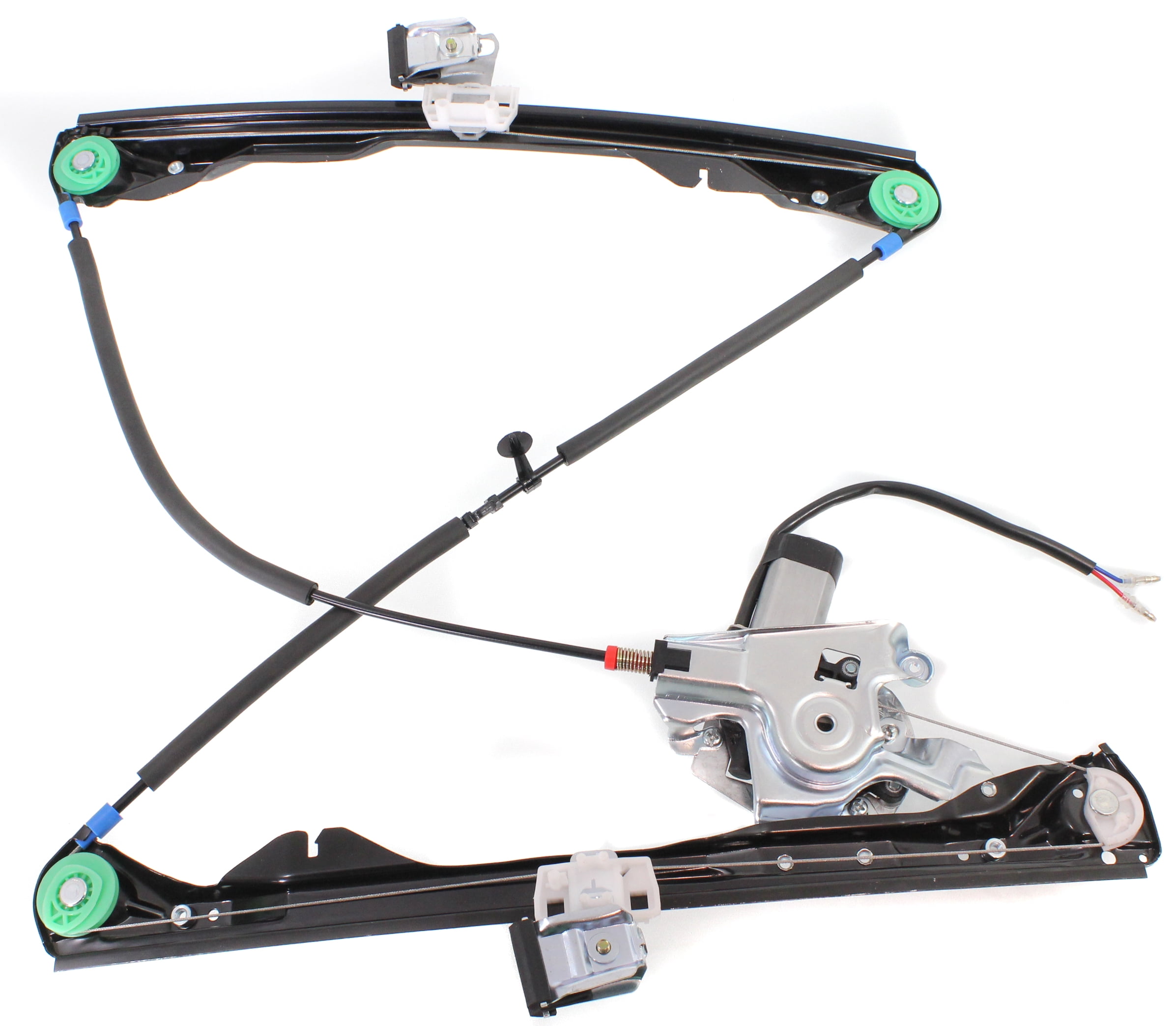 Window Regulator For 2000-2007 Ford Focus Front, Left Driver Hatchback Power With Motor