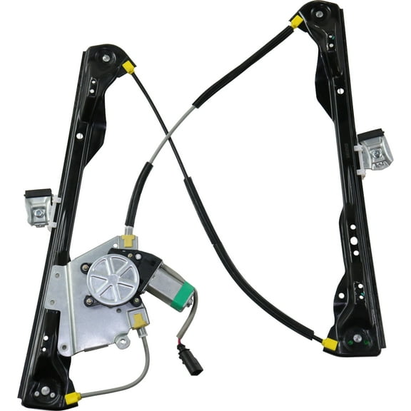 Window Regulator For 2000-2007 Ford Focus Front, Right Passenger Sedan Wagon Power With Motor