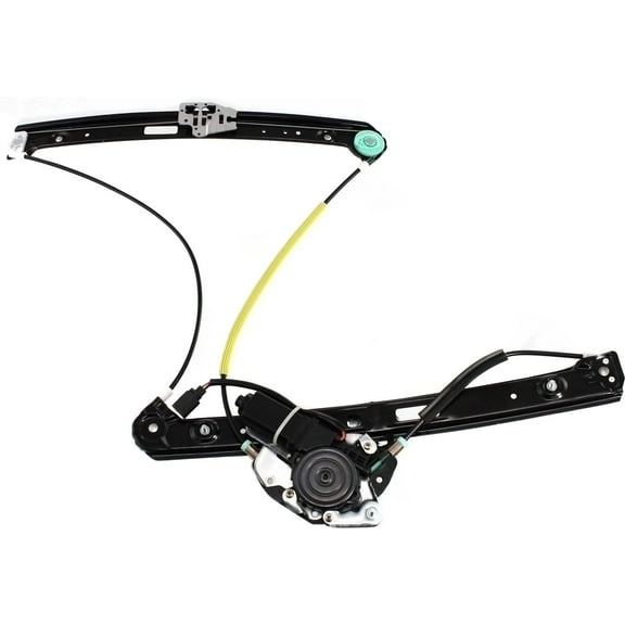 Window Regulator For 2001-2005 BMW 330xi 330i Front, Right Passenger Power With Motor