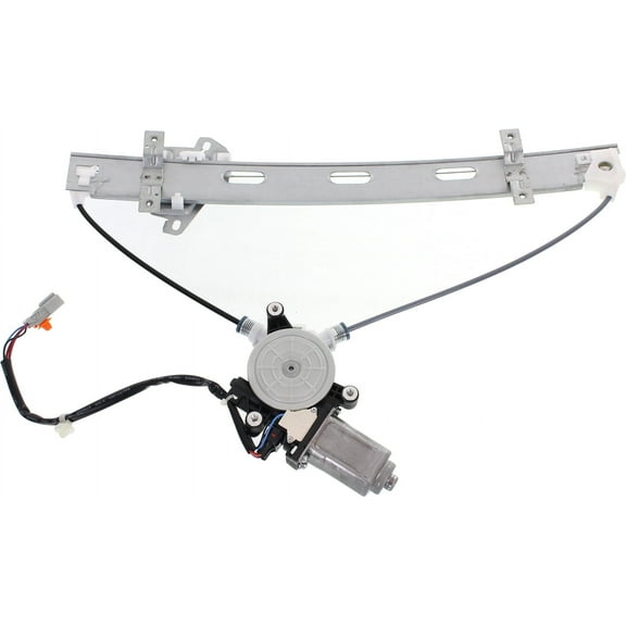 Window Regulator For 2001-2005 Honda Civic Front, Left Driver Sedan Power With Motor