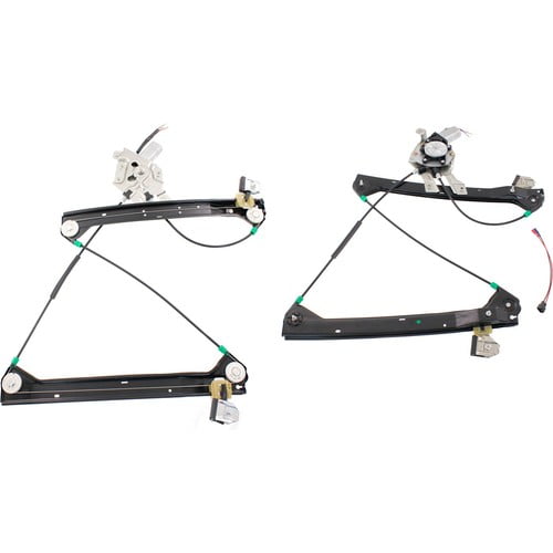 Window Regulator For 2003-2007 Saab 9-3 Set of 2 Front Driver and Passenger Side