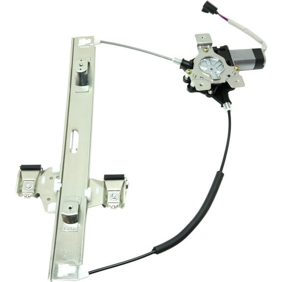 Window Regulator For 2003-2009 Hummer H2 Rear, Left Driver Power With Motor
