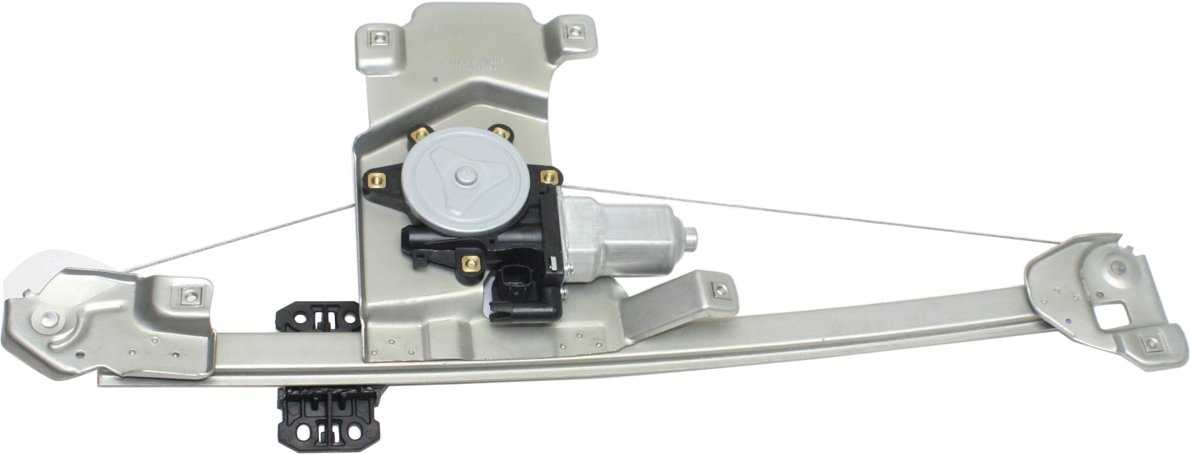 Window Regulator For 2004-2012 Chevrolet Colorado GMC Canyon Rear, Left Driver Crew Cab Pickup Power With Motor