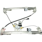 Window Regulator For 2006-2008 Lincoln Mark LT 2004-2008 Ford F-150 Rear, Right Passenger Crew Cab Pickup Power With Motor