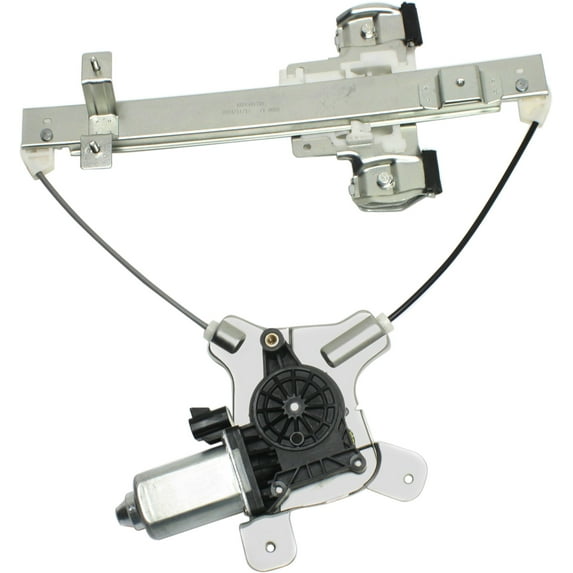 Window Regulator For 2007-2014 Chevrolet Tahoe Cadillac Escalade Rear, Left Driver Power With Motor