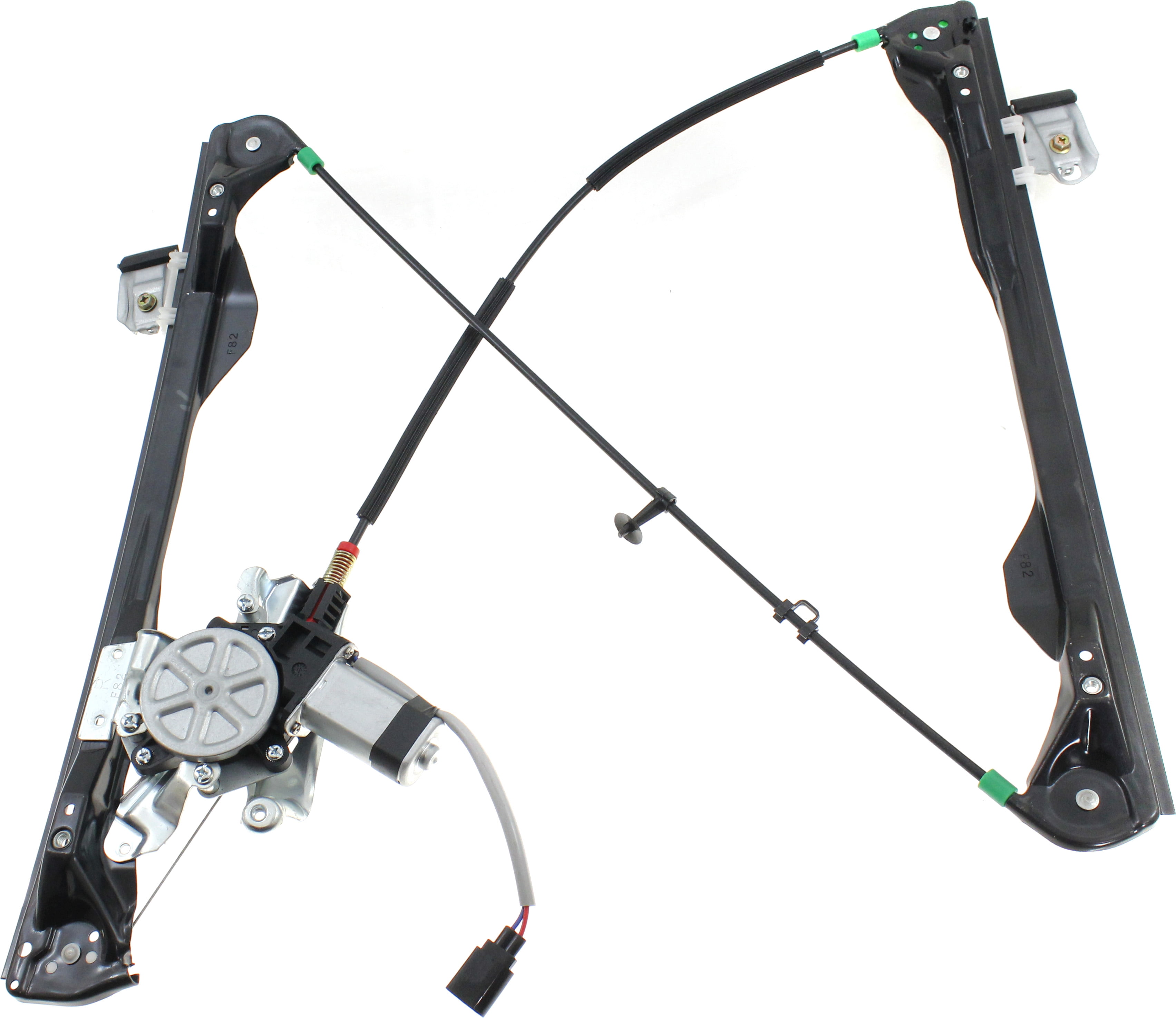 Window Regulator For 2008-2010 Ford Focus Front, Right Passenger Coupe Power With Motor