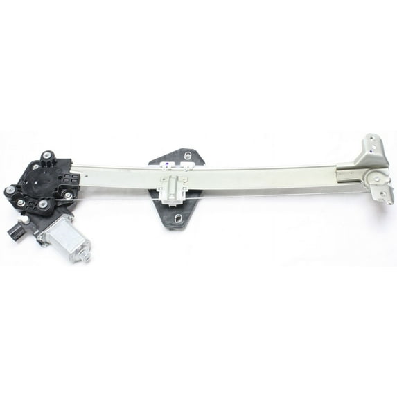 Window Regulator For 2008-2012 Honda Accord 2012-2015 Crosstour Rear, Left Driver Sedan Power With Motor