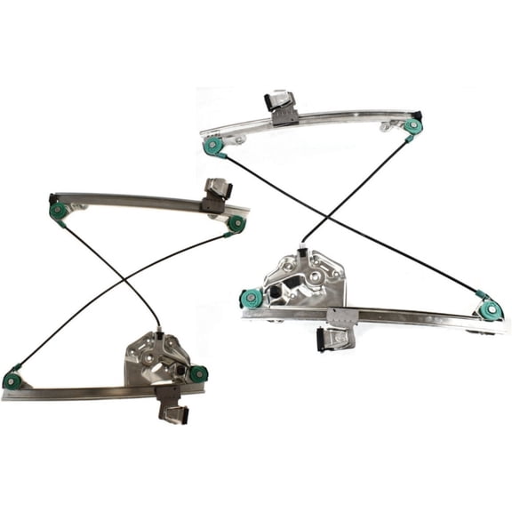 Window Regulator Glass Set Front Driver & Passenger Side Left Right For CTS Pair Fits select: 2003-2005 CADILLAC CTS, 2007 CADILLAC CTS-V HI FEATURE V6
