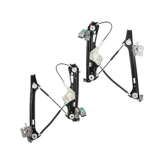 Window Regulator Set 2 - Compatible with 2007 - 2011 Mercedes-Benz CLS550 Sedan - Autopart Premium