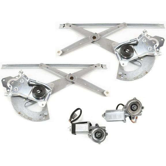 Window Regulator and Motor Kit For 1995-2001 Ford Explorer Front Left Right 4Pc