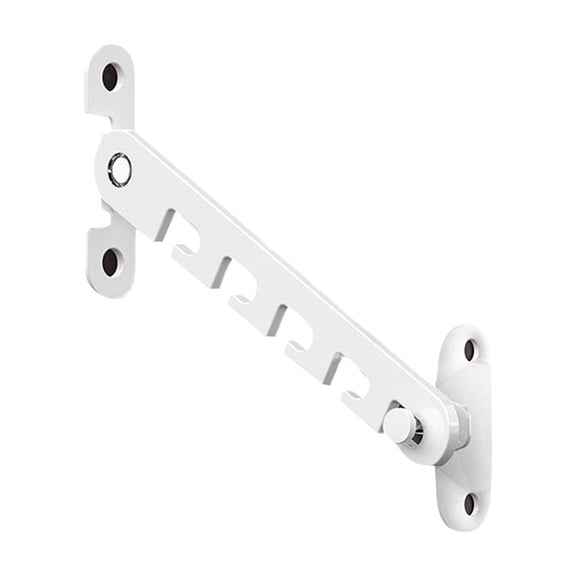 Window Restrictor Latch, AdjustableWindow Wind Hook Childproof Window Safety Brace Stay Locks, White