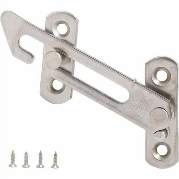 Window Restrictor, Stainless Steel Child Safety Locks with Screws for Left Window