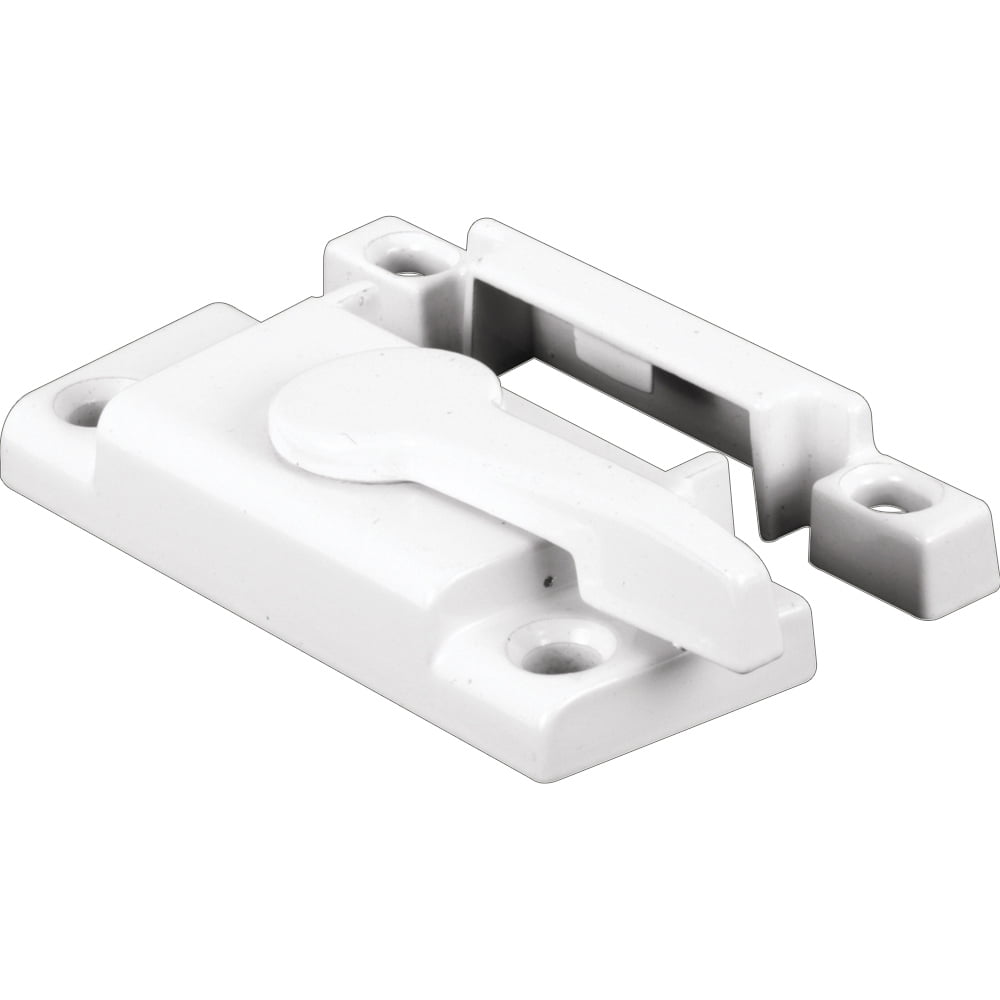 PRIME-LINE Window Sash Lock with Cam Action and Alignment Lugs, White Diecast