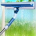thumbnail image 1 of Window Scalable Squeegee Cleaner 3 In 1 Shower Squeegee 43‘’ Window Washing Equipment Glass Cleaning Tools For Indoor/Outdoor Window, 1 of 9